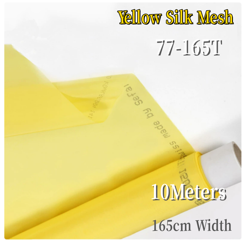 10미터 노란색 165폭 실크 스크린 메쉬 77T-16 - Commercial Fabric Printing 리뷰 및 가격